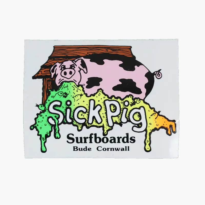 Sick Pig Sticker